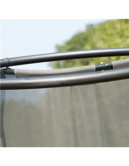 Outsunny Double Sun Lounger, Rocking Lounger Sunbed Daybed with Armrest and Headrest Pillow, for Two, For Outdoor Patio Garden, 