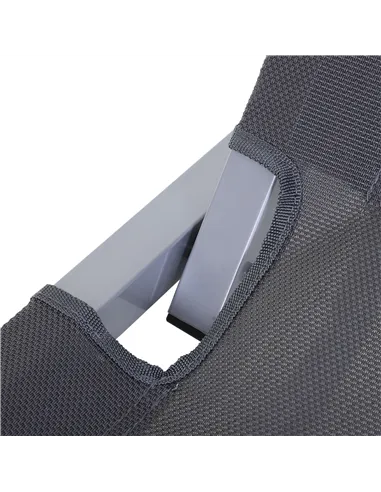 Outsunny Sun Lounger Relaxer Recliner w/ 5-Position Adjustable Backrest Pool Sun Bathing