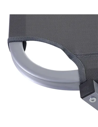 Outsunny Sun Lounger Relaxer Recliner w/ 5-Position Adjustable Backrest Pool Sun Bathing