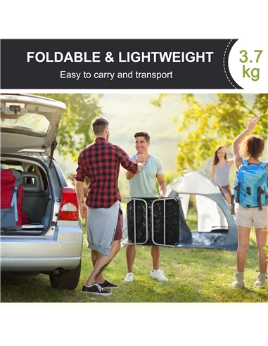 Outsunny Outdoor Foldable Sun Lounger, Adjustable Backrest Garden Recliner Sun Lounger Chair with Headrest Pillow, Black