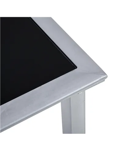 Outsunny 3 Pieces Lounge Chair Set Metal Frame Garden Outdoor Recliner Sunbathing Chair with Table, Cream