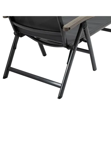 Outsunny Outdoor Folding Sun Lounger, 5-Position Adjustable Chaise Lounge Chair with Aluminium Frame for Patio, Pool and Garden,