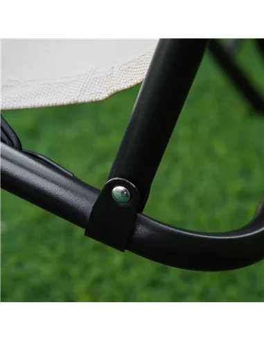 Outsunny Folding Zero Gravity Chairs, 3 Pieces Adjustable Sun Lounger and Table Set with Cup Holder and Headrest, Patio Bistro S