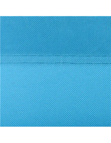 Outsunny Garden Sun Lounger, with Five-Position Back - Light Blue