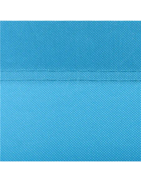 Outsunny Garden Sun Lounger, with Five-Position Back - Light Blue