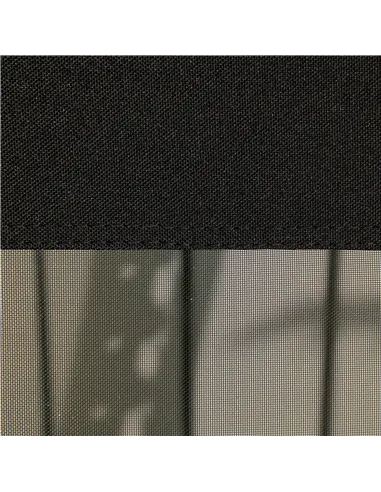 Outsunny Garden Recliner Chairs Set of 2, Outdoor Foldable Zero Gravity Chairs Set w/ Footstool and Detachable Headrest, Black