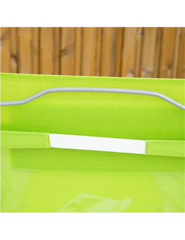 Outsunny Folding Sun Lounger, Outdoor Chaise Lounge Recliner with Pillow and 7 Adjustable Backrest for Lawn, Garden