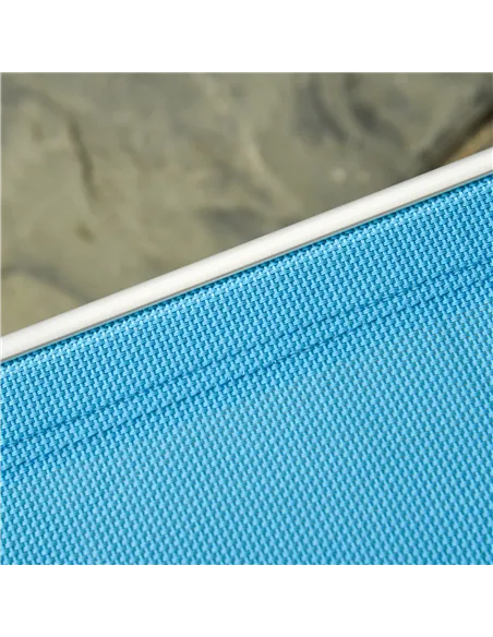 Outsunny Foldable Outdoor Sun Loungers Set of 2, Reclining Lounge Chair Camping Bed Cot with Pillow 4-Level Adjustable Back Alum