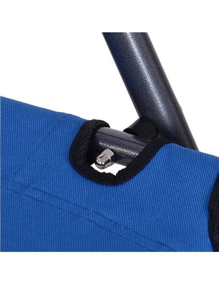 Outsunny 2 in 1 Folding Sun Lounger Reclining Garden Chair Set of 2 with 2-Level Adjustable Backrest, Outdoor Zero Gravity Recli