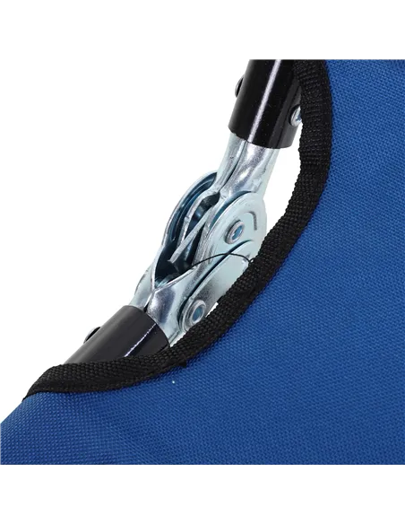 Outsunny 2 Piece Foldable Sun Loungers with 5-Position Adjustable Backrest, Outdoor Portable Recliner Chaise Lounge Chairs with 