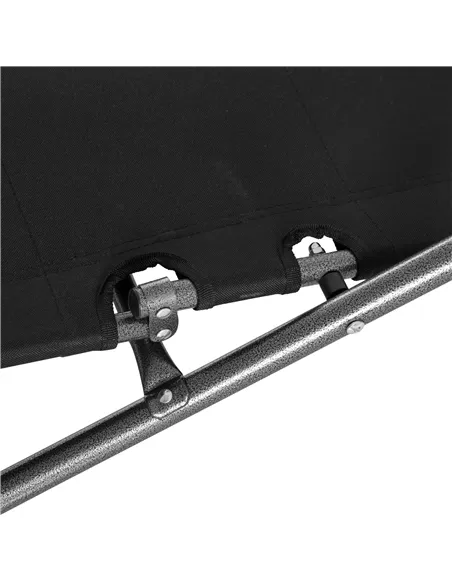 Outsunny 2 in 1 Folding Sun Lounger Reclining Garden Chair Set of 2 with 2-Level Adjustable Backrest, Outdoor Zero Gravity Recli