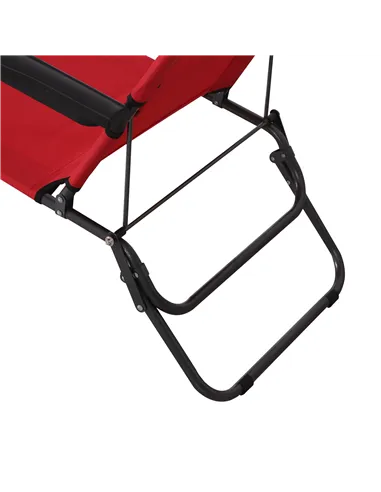 Outsunny 2 in 1 Folding Sun Lounger Reclining Garden Chair Set of 2 with 2-Level Adjustable Backrest, Outdoor Zero Gravity Recli