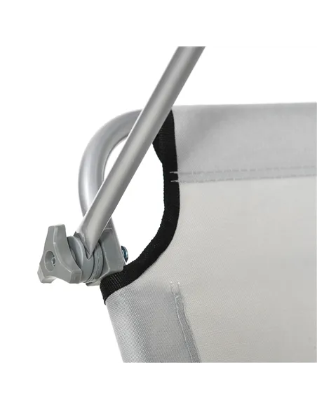 Outsunny 2 Pieces Outdoor Foldable Sun Lounger, 4 Level Adjustable Backrest Reclining Sun Lounger Chair with Angle Adjust Sun Sh