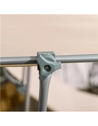 Outsunny Outdoor Foldable Sun Lounger Set of 2, 4 Level Adjustable Backrest Reclining Sun Lounger Chair with Angle Adjust Sun Sh