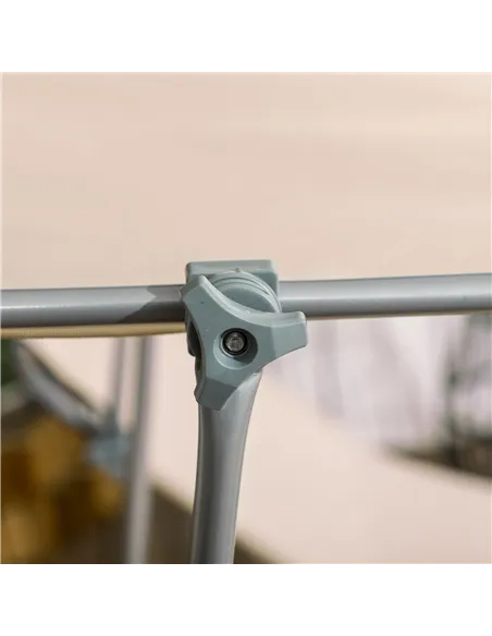 Outsunny Outdoor Foldable Sun Lounger Set of 2, 4 Level Adjustable Backrest Reclining Sun Lounger Chair with Angle Adjust Sun Sh