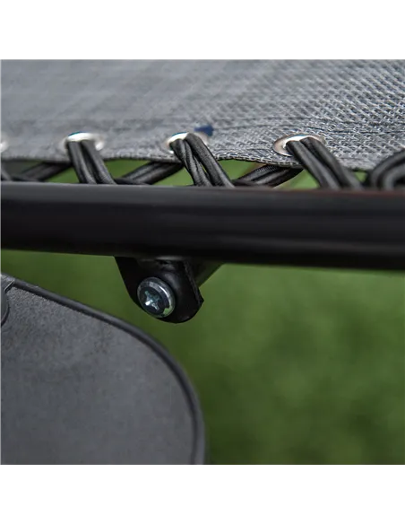 Outsunny 2 Piece Foldable Reclining Garden Chair with Headrest, Zero Gravity Deck Sun Lounger Seat Chair with Footrest, Armrest,