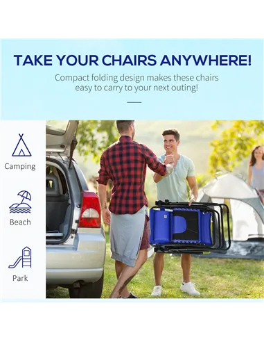 Outsunny Zero Gravity Lounger Chair Set of 2, Folding Reclining Patio Chair with Padded Seat, Cup Holder, Soft Cushion and Headr