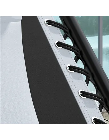 Outsunny Zero Gravity Lounger Chair Set of 2, Folding Reclining Patio Chair with Shade Cover, Padded Seat, Cup Holder, Soft Cush