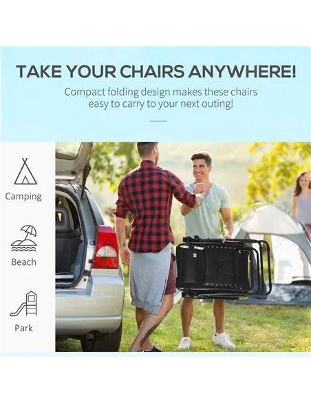 Outsunny Zero Gravity Lounger Chair, Folding Reclining Patio Chair with Padded Seat, Cup Holder, Soft Cushion and Headrest for P
