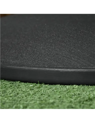 Outsunny Heavy Duty Cement Parasol Base 20kg Round Patio Umbrella Stand Garden Outdoor Shade Holder for Dia. 35mm/38mm/48mm Pole