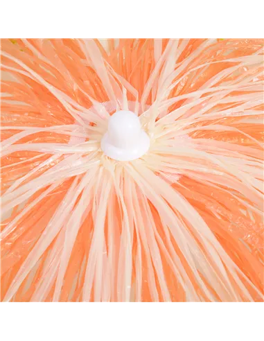 Outsunny 1.6m Garden Hawaii Parasol, Patio Beach Sun Umbrella Sunshade Hawaiian Folding Tilting Crank Parasol (Multicolour)