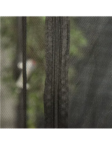 Outsunny 2.3m Umbrella Table Screen Outdoor Patio Cover Mosquito Insect Net Zipped Door