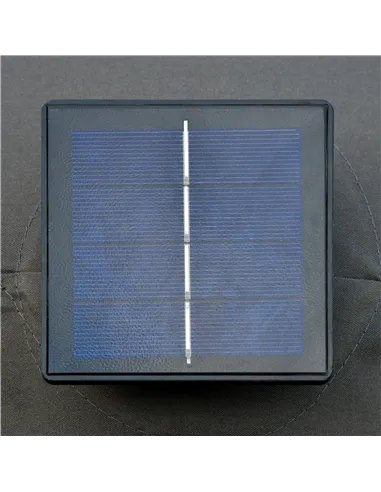 Outsunny 4.4m Double-Sided Sun Umbrella Patio Parasol LED Solar Lights Dark Grey