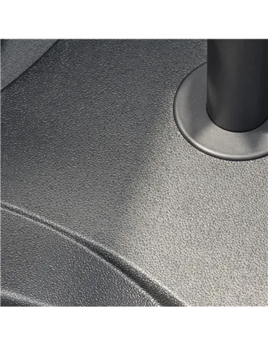 Outsunny 20kg Square Parasol Base Outdoor Garden Cement Umbrella Weight Stand Holder, Fits Φ32mm,Φ38mm,Φ48mm Pole - Black