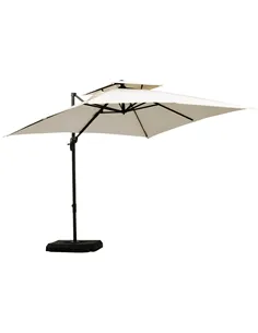 Outsunny Steel Frame Outdoor Roma Cantilever Umbrella