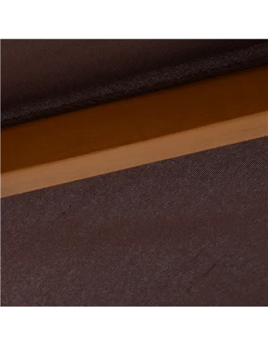 Outsunny 2.5m Wood Garden Parasol Sun Shade Patio Outdoor Wooden Umbrella Canopy Coffee