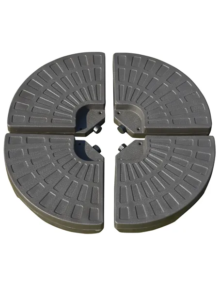 Outsunny Set of 4 Fillable Parasol Weights - 100kg