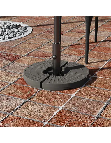 Outsunny Set of 4 Fillable Parasol Weights - 100kg