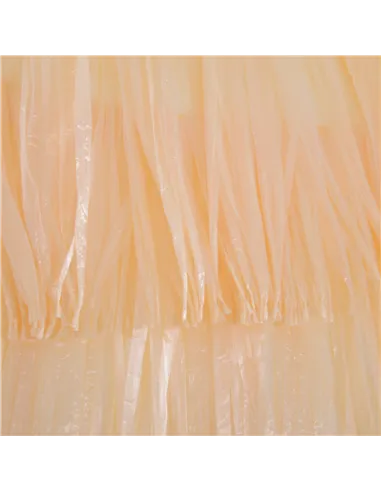 Outsunny 1.6m Patio Garden Hawaii Beach Sun Umbrella Sunshade Hawaiian Folding Tilting Crank Parasol (Wheat)