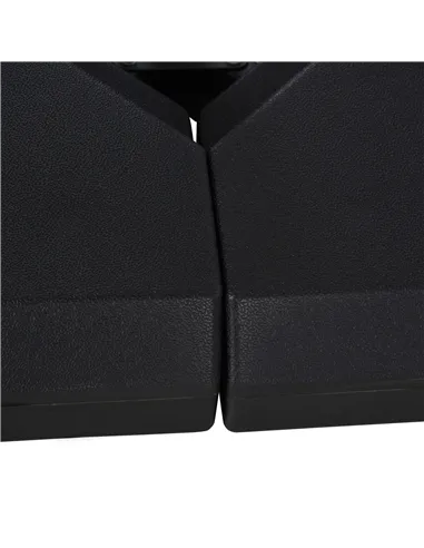 Outsunny 4PCs Fillable Parasol Base Weights with Steel Cross Base Garden Umbrella Stand 60L Water or 72kg Sand Filled Weights Pl