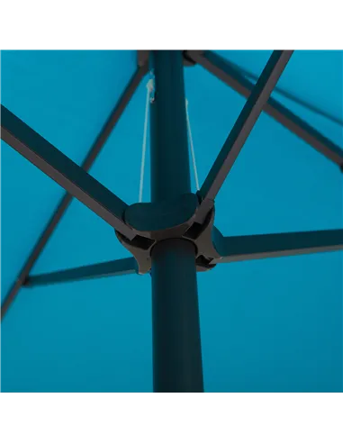 Outsunny 4.6m Double Garden Parasol - Sky Blue