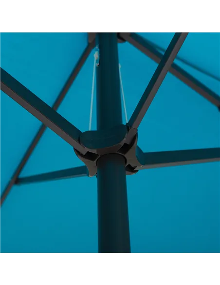 Outsunny 4.6m Double Garden Parasol - Sky Blue