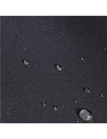 Outsunny 2.5m Wood Garden Parasol Sun Shade Patio Outdoor Wooden Umbrella Canopy Black