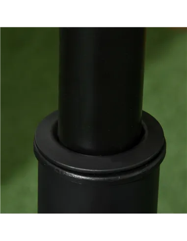 Outsunny 25 kg Parasol Base, Heavy Duty Concrete Patio Umbrella Stand with Adjustable Knob, 49 cm Round Garden Parasol Holder fo