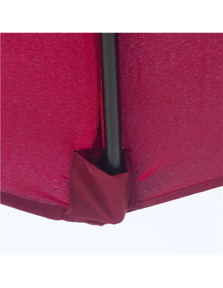 Outsunny 3(m) Tilting Parasol Garden Umbrellas, Outdoor Sun Shade with 8 Ribs, Tilt and Crank Handle for Balcony, Bench, Garden,