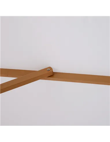 Outsunny 3(m) Garden Parasol, Pulley Operated Patio Umbrella, Wooden Table Market Umbrella with Rope Pulley Mechanism and 8 Ribs