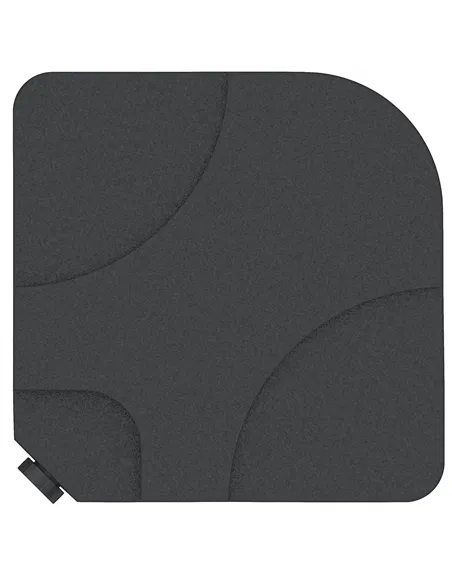 Outsunny 4 Pieces Parasol Base Stand Weights for Banana Hanging Cantilever Umbrella, Water and Sand Filled, Up to 72kg, Black