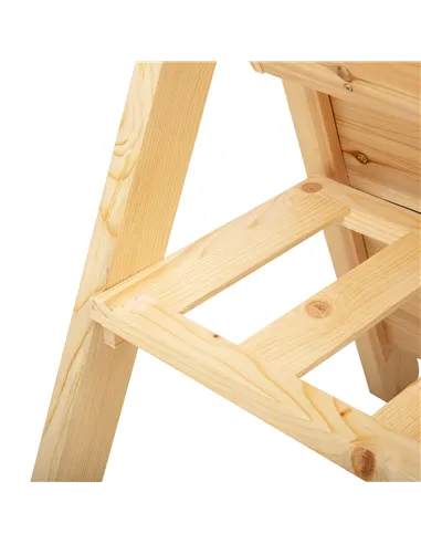 Outsunny 3 Tier Raised Beds for Garden, Wooden Planter Boxes with Clapboard and Hooks, 142L, 120 x 68 x 80cm