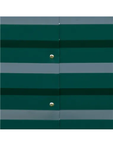 Outsunny Metal Raised Garden Bed Planter Box Outdoor Planters for Growing Flowers, Herbs, Green, 241x90.5x30cm