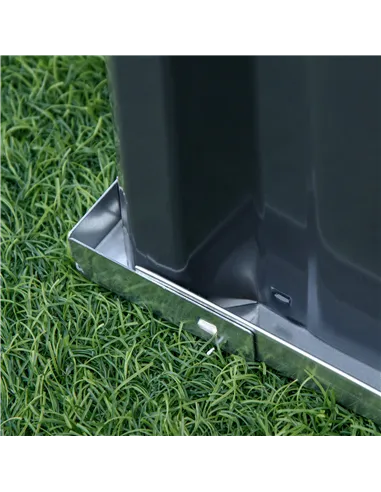 Outsunny 645L Metal Raised Garden Bed, DIY Large Steel Planter Box, No Bottom w/ A Pairs of Glove for Backyard, Patio to Grow Ve