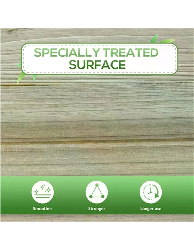 Outsunny Garden Wooden Planters， Raised Garden Bed with Legs and Storage Shelf Elevated Wooden Planter Box