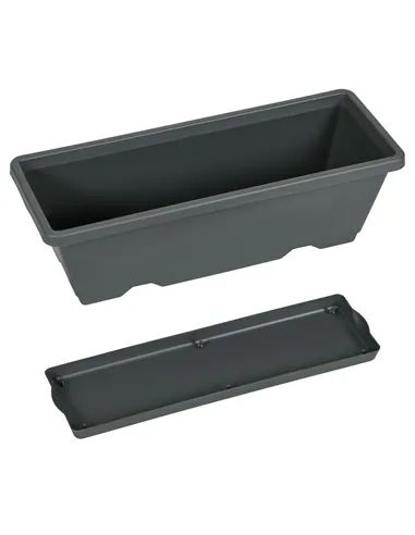 Outsunny 5-Tier Vertical Raised Garden Planter with 5 Container Boxes, Outdoor Plant Stand for Vegetable Flowers, Grey