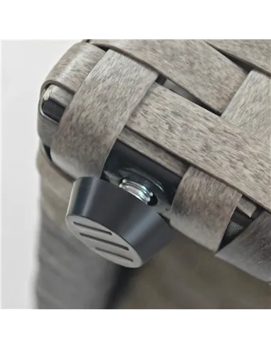 Outsunny 22 L Rattan Planter with Trellis, Freestanding Raised Beds for Garden with Two Plant Boxes, Outdoor Planter for Climbin