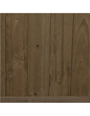 Outsunny 2 Pcs Raised Bed with Drainage Holes, Wood Planter with Trellis for Climbing Plants to Grow Vegetables, Flowers, Brown