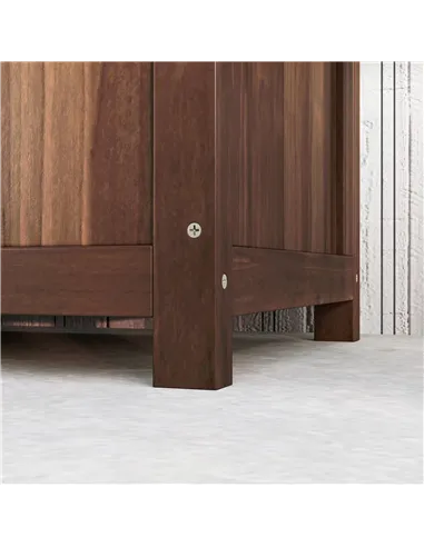 Outsunny 53L Garden Wooden Planter Box with Trellis Free Standing Flower Raised Bed with Lattice for Climbing Plants, 76cm x 36c