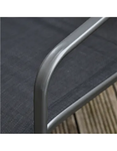 Outsunny Four-Piece Minimalistic Garden Sofa Set - Black